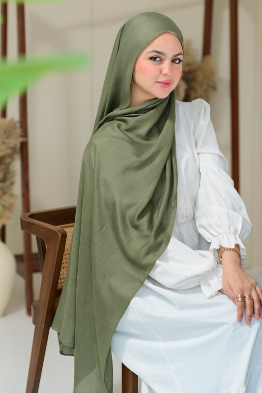 Ruby Modal Scarf - Olive