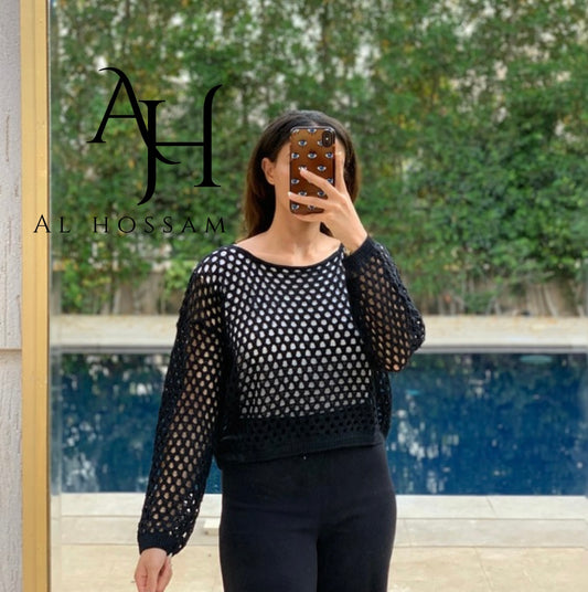 Mesh top- Black